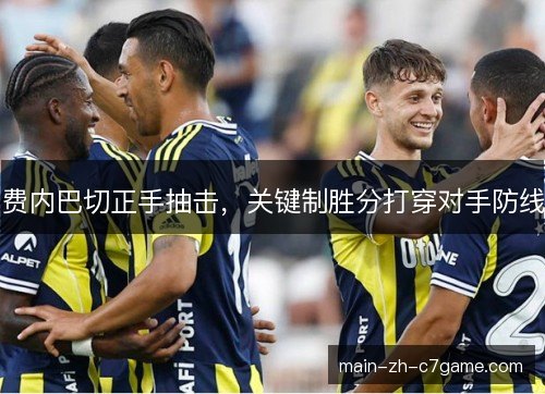 费内巴切正手抽击，关键制胜分打穿对手防线